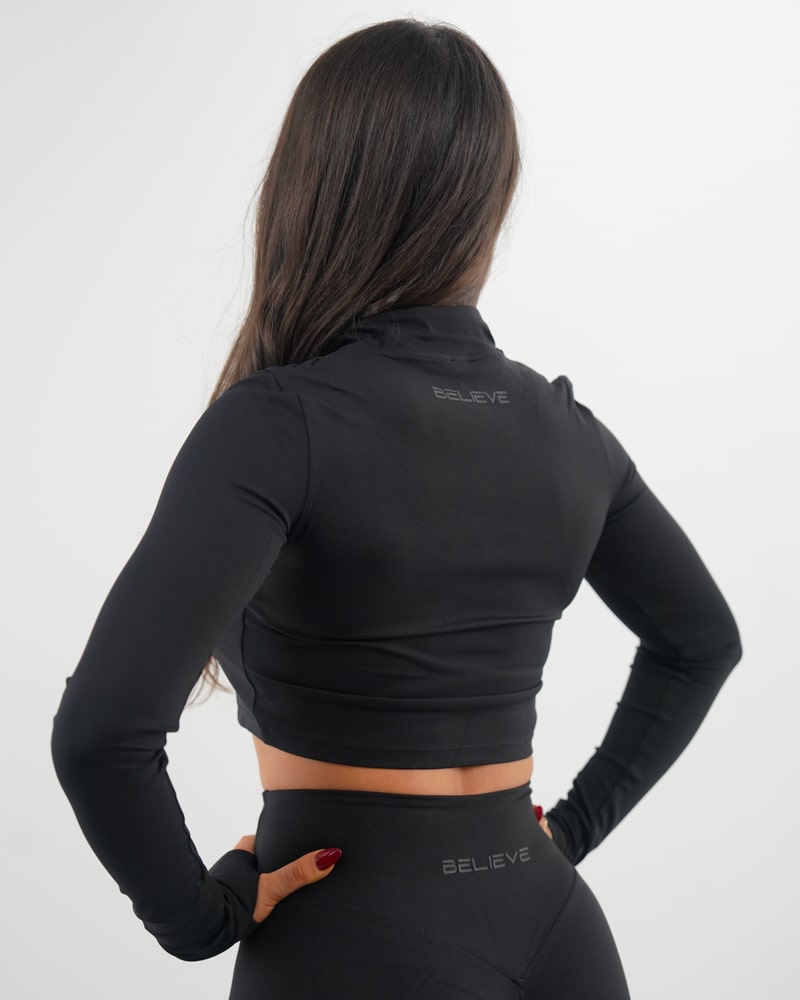 PerfectFit - Black Cropped Jacket