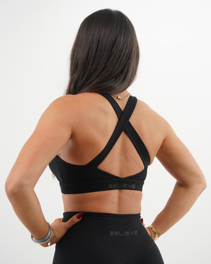 PerfectFit - Black Sport Bra