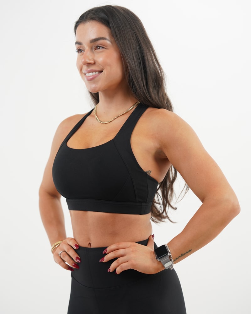 PerfectFit - Black Sport Bra