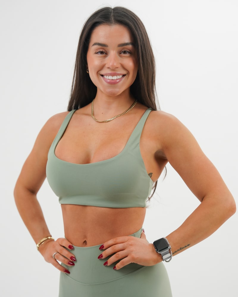 PerfectFit - Light Green Sport Bra