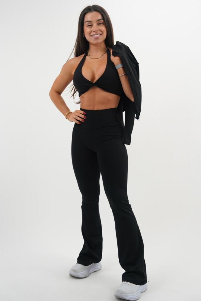 YogaFit - Black Sport Bra